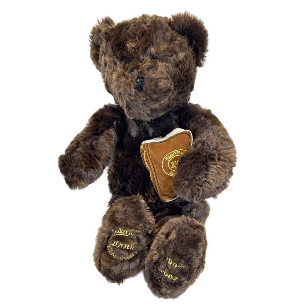 Windsor Collection Sears Stuffed Animal 100th Anniversary Teddy Bear Brown 16"